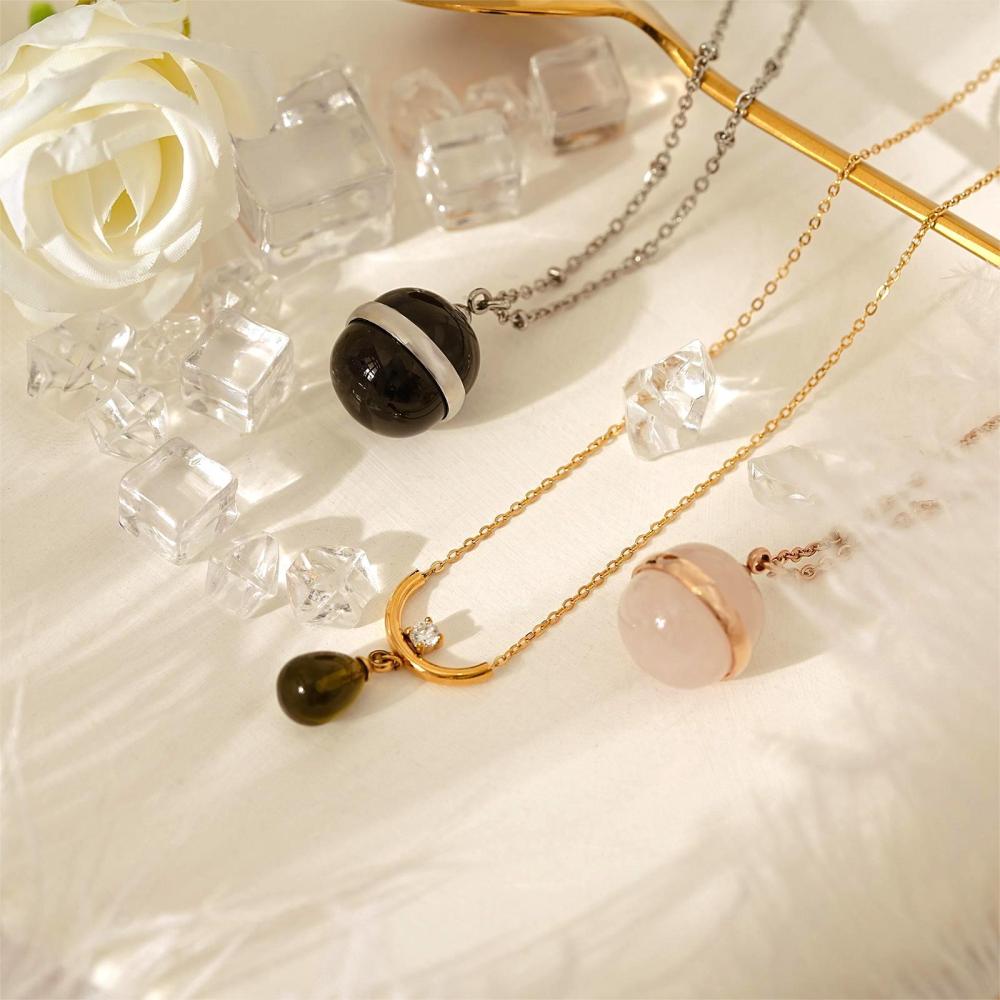 Balance & Beauty Gold Plated Nature Inspired Pendant Necklaces