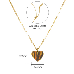 18K GOLD TIGER EYE