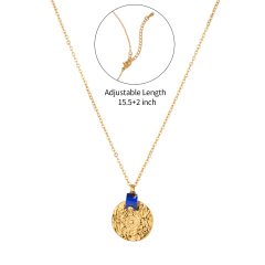 18K GOLD BLUE IMPERIAL JASPER