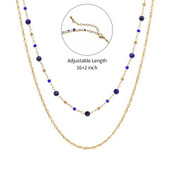 18K GOLD LAPIS LAZULI
