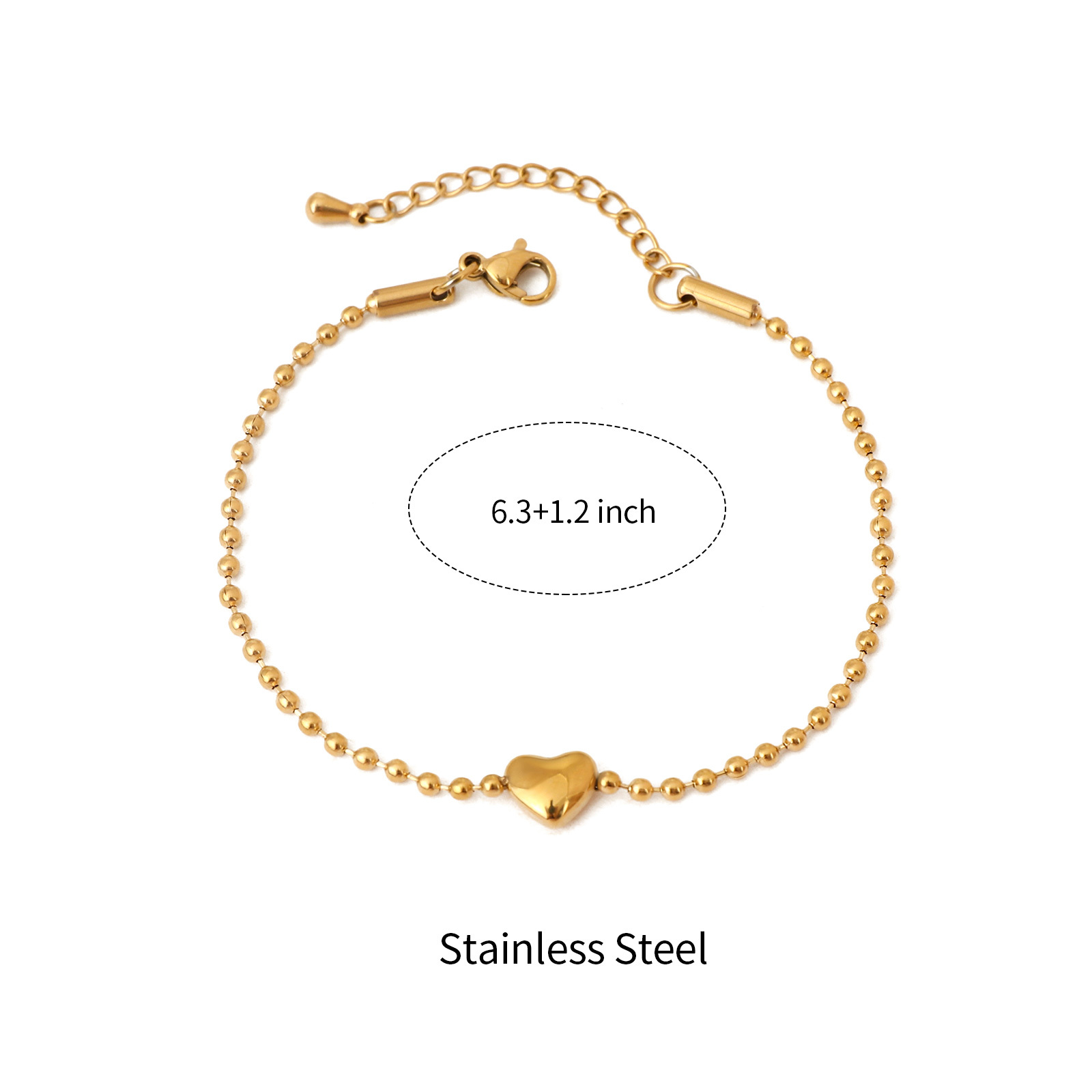 Minimalist Gold Plated Bracelets with Various Design Charm