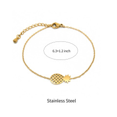 18K GOLD PINEAPPLE
