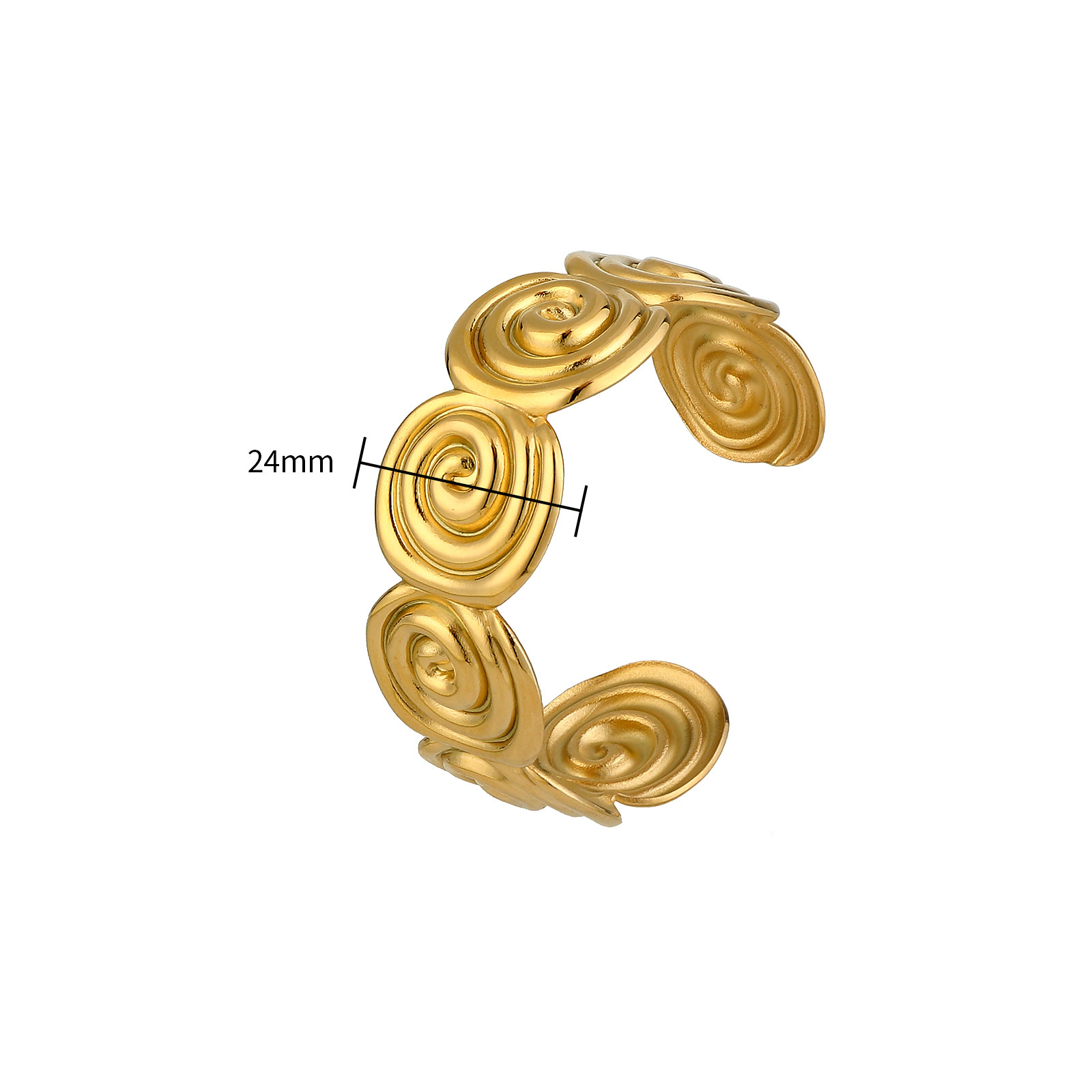 Gold Plated Coral Seashell & Fish Cuff Bracelets Inspired by Marine Life