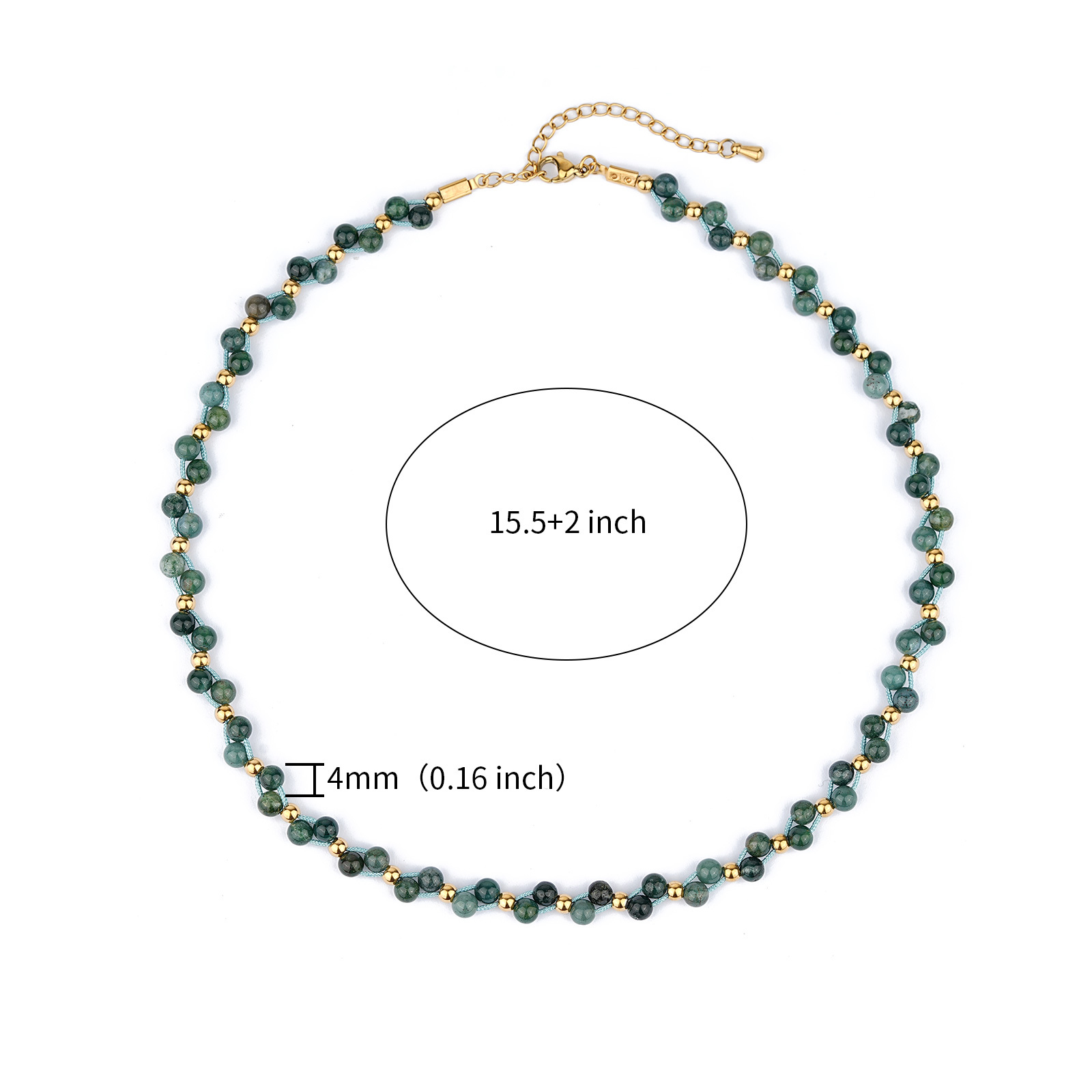 Vibrant Boho Beaded Choker Necklace with Crystal or Pearl