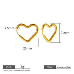 18K GOLD HEART