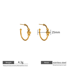 18K GOLD BEAD