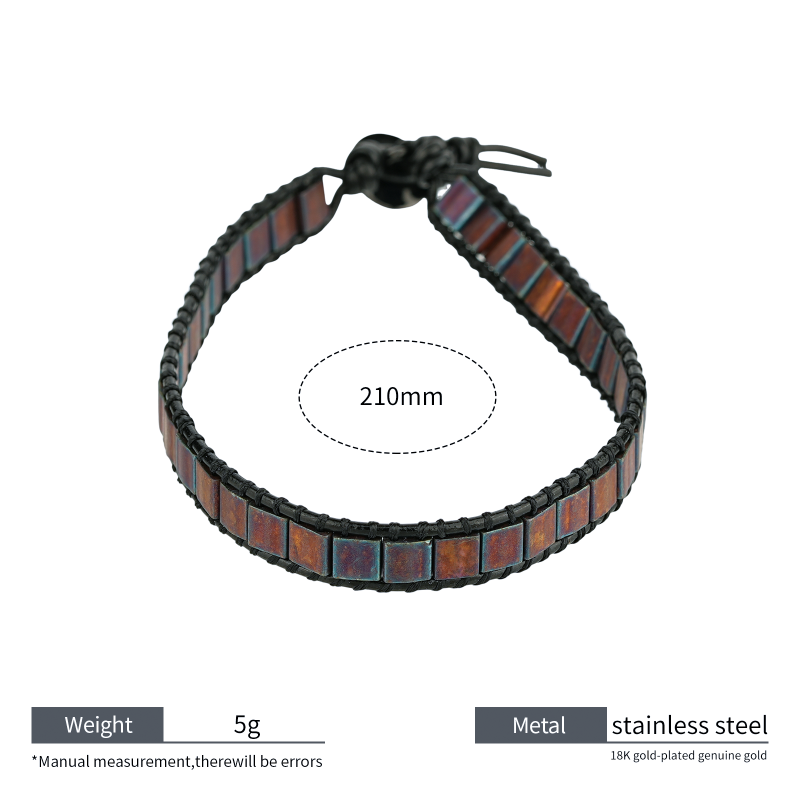Edgy Stack Black Cord Seed Bead Bracelets for Bold Statement