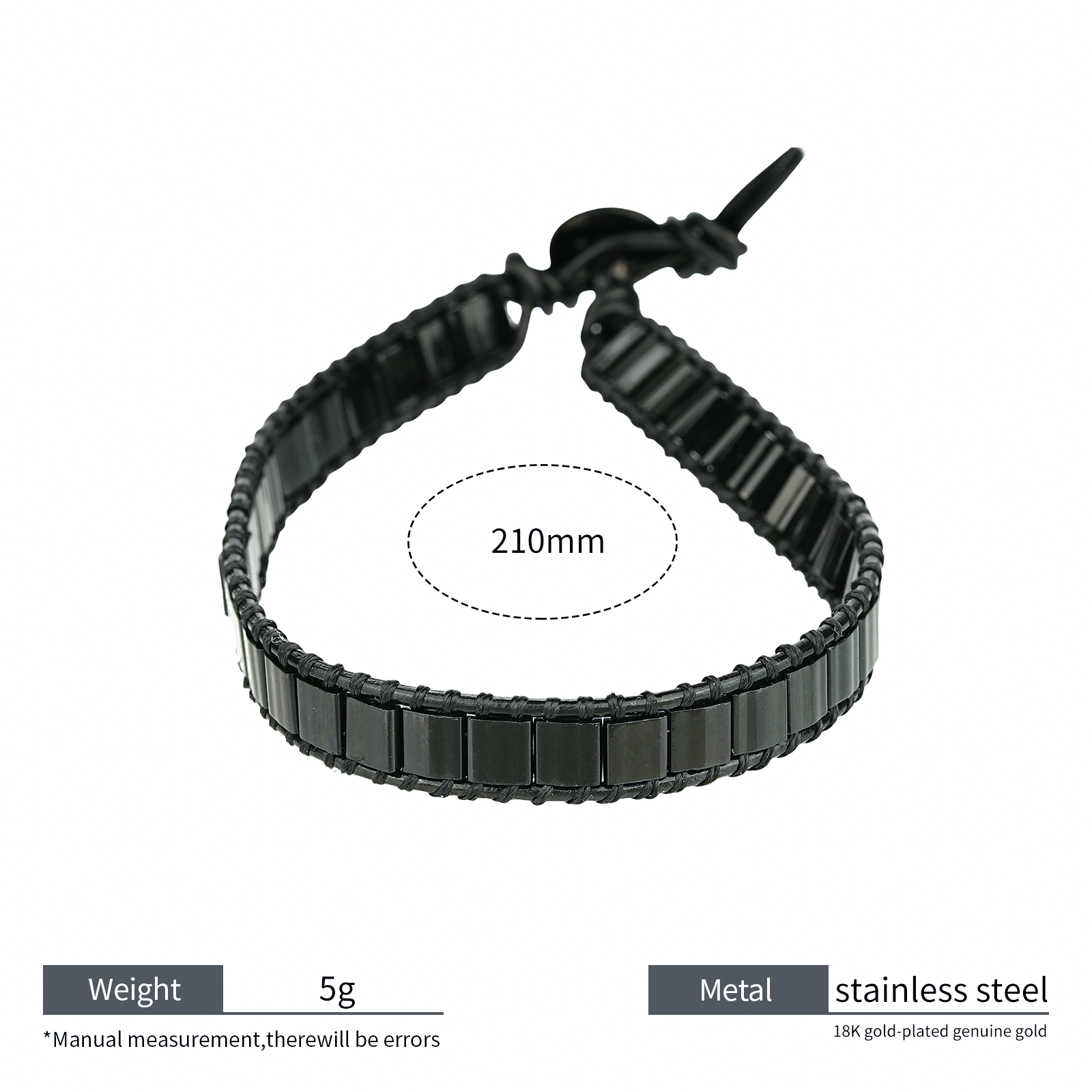 Edgy Stack Black Cord Seed Bead Bracelets for Bold Statement