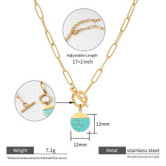 18K GOLD TURQUOISE