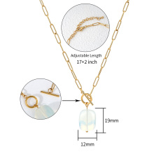 18K GOLD OPAL