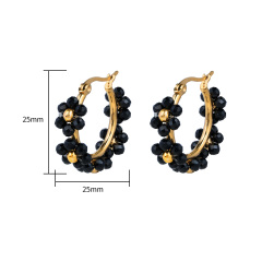 18K BLACK AGATE
