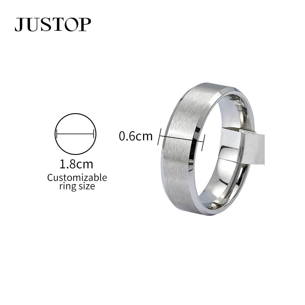 Stainless Steel Unisex Chunky Band Ring in Multiple Design