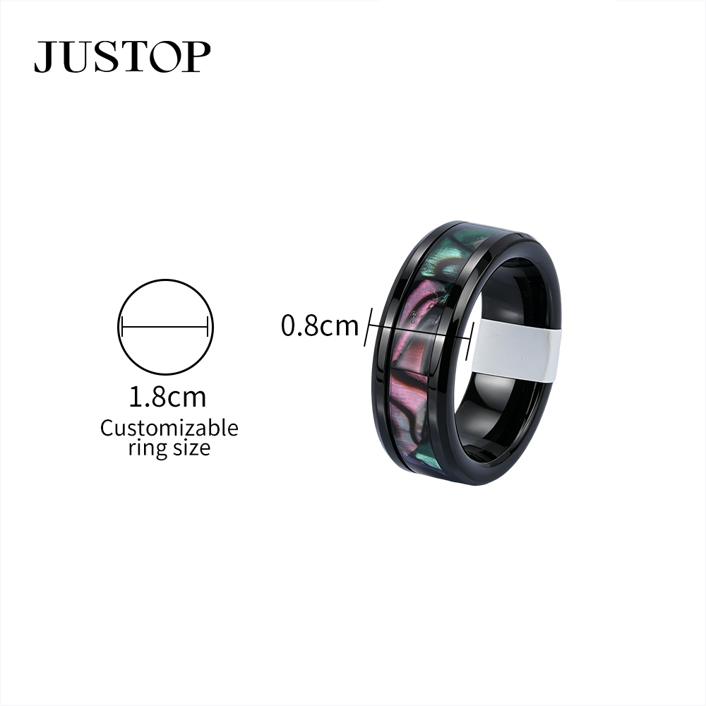 Stainless Steel Unisex Chunky Band Ring in Multiple Design