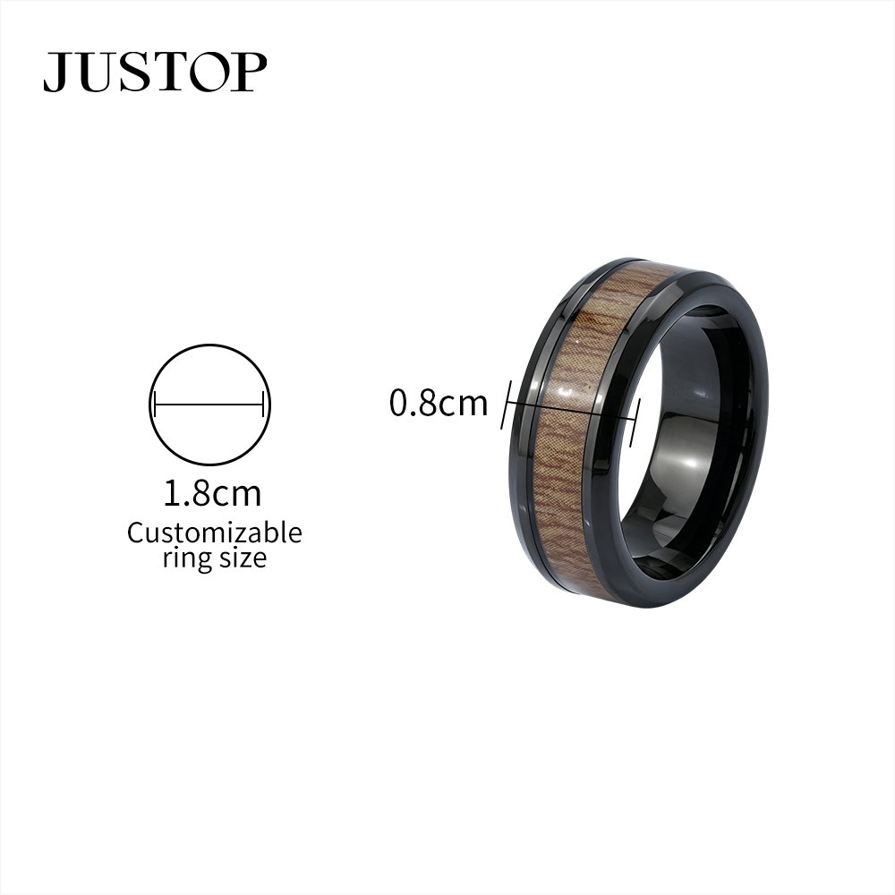 Stainless Steel Unisex Chunky Band Ring in Multiple Design
