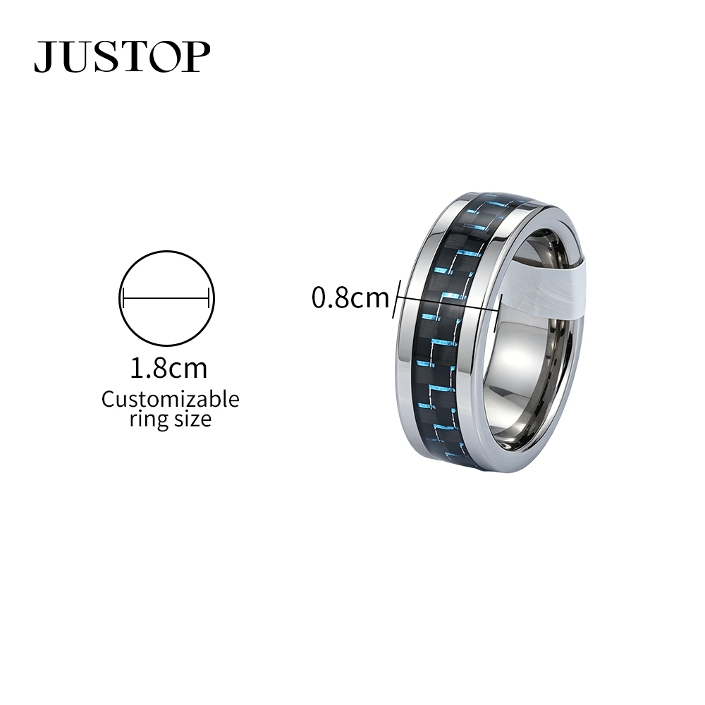 Stainless Steel Unisex Chunky Band Ring in Multiple Design