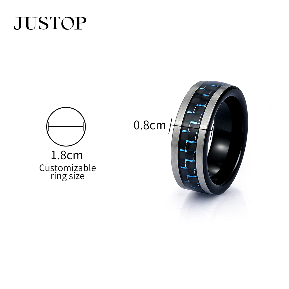 Stainless Steel Unisex Chunky Band Ring in Multiple Design