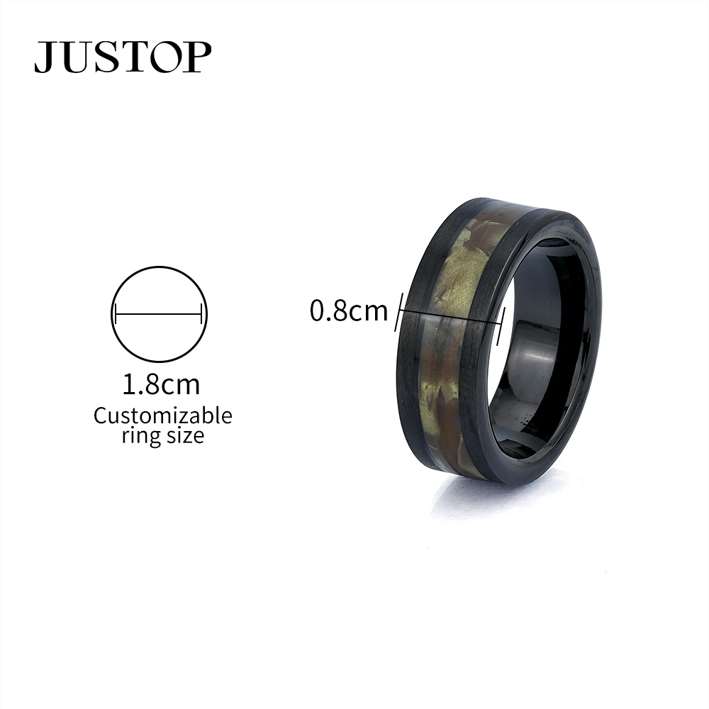 Stainless Steel Unisex Chunky Band Ring in Multiple Design