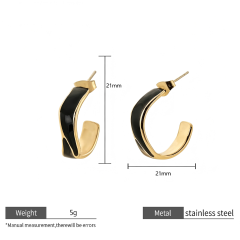 18K GOLD BLACK