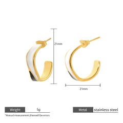 18K GOLD WHITE & BLACK