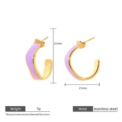 18K GOLD PURPLE & PINK
