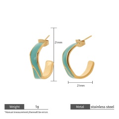 18K GOLD TIFFANY BLUE