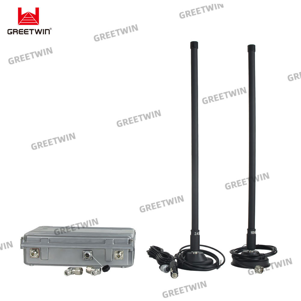 800 Meter Range FPV Drone Jammer System 100W High Power Vehicle Mounted Drone Jammer