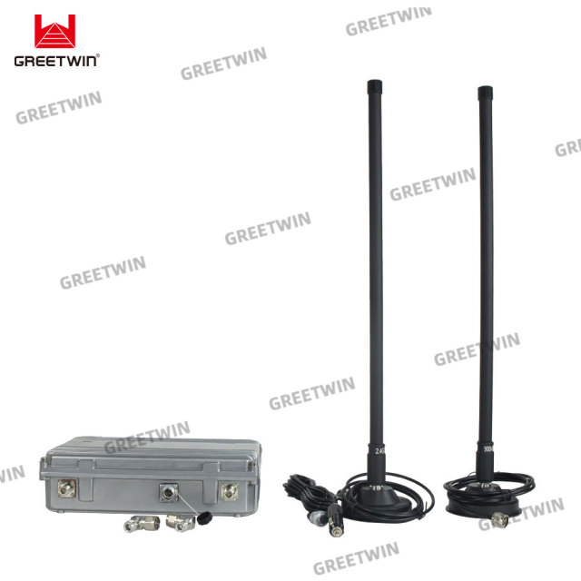 800 Meter Range FPV Drone Jammer System 100W High Power Vehicle Mounted Drone Jammer