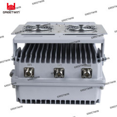 Tri band 900MHz 2.4G 5.8G 150W High power Anti Drone system FPV drone jamming 300 Meter