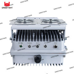 Tri band 900MHz 2.4G 5.8G 150W High power Anti Drone system FPV drone jamming 300 Meter