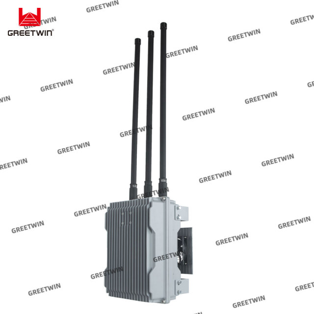 Tri band 900MHz 2.4G 5.8G 150W High power Anti Drone system FPV drone jamming 300 Meter