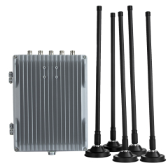 5 band vehicle 250W Drone jammer system jamming range