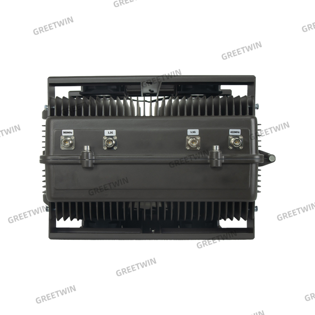 8 band High power 400W FPV vehicle drone jammer 800M jamming range anti drone device