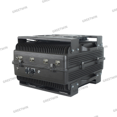 8 band High power 400W FPV vehicle drone jammer 800M jamming range anti drone device