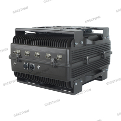 High Power 500W Customized 10 band drone jammer 433-5.8G Vehicle anti drone system