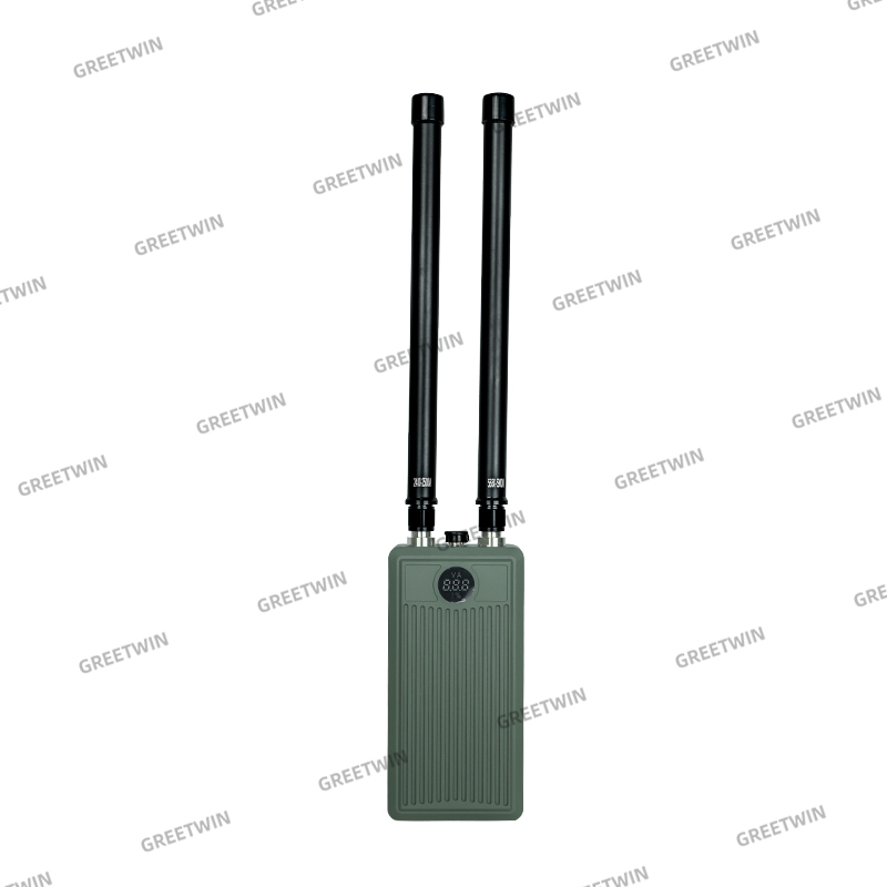 Dual band jamming FPV 300 meter range 2.4G 900MHz Drone FPV jammer