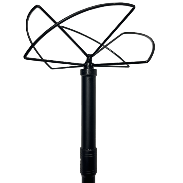 Circular Polarized male for 700-1100MHz Video Transmitter Receiver Four Leaf Clover Antenna