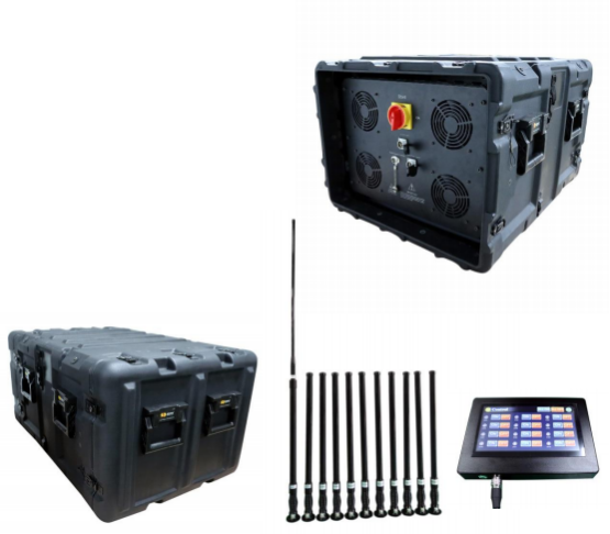 20-6000MHz Vehicle Type High Power Full Band Drone Signal Jammer System FPV Jammer