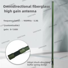 Spring Fiber Glass Colorful 32mm 1000mm Length can be customized Omni directional Antenna