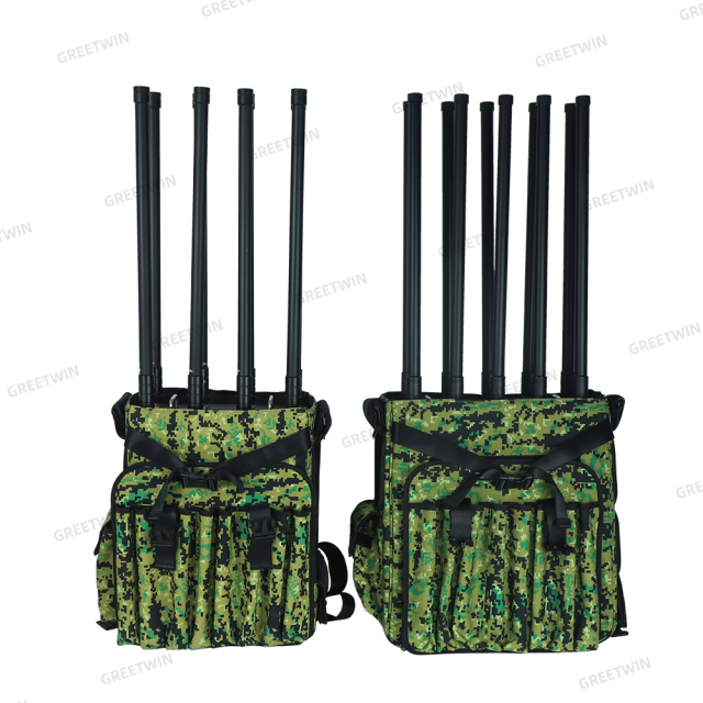 Greetwin Backpack 10 band drone jammer device anti drone system