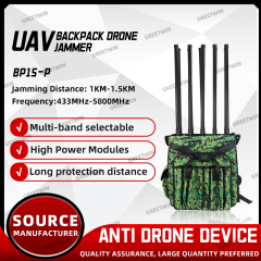 Greetwin Backpack 10 band drone jammer device anti drone system