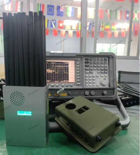 Greetwin Portable Handheld 18 Channels GSM CDMA LTE 3G 4G 5G Phone Signal WIFI GPS Lojack Signal Jammer
