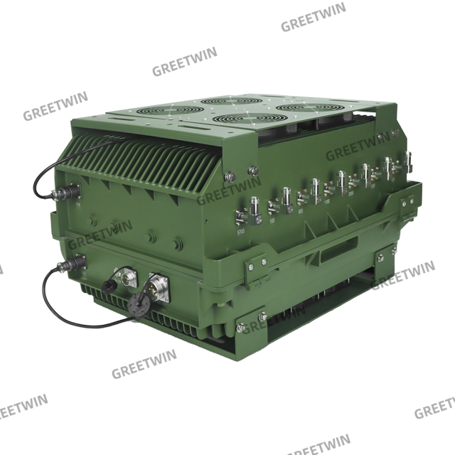 700W Vehicle 14 Band Drone Jammer 100MHz-5.8G Anti FPV Signal Device