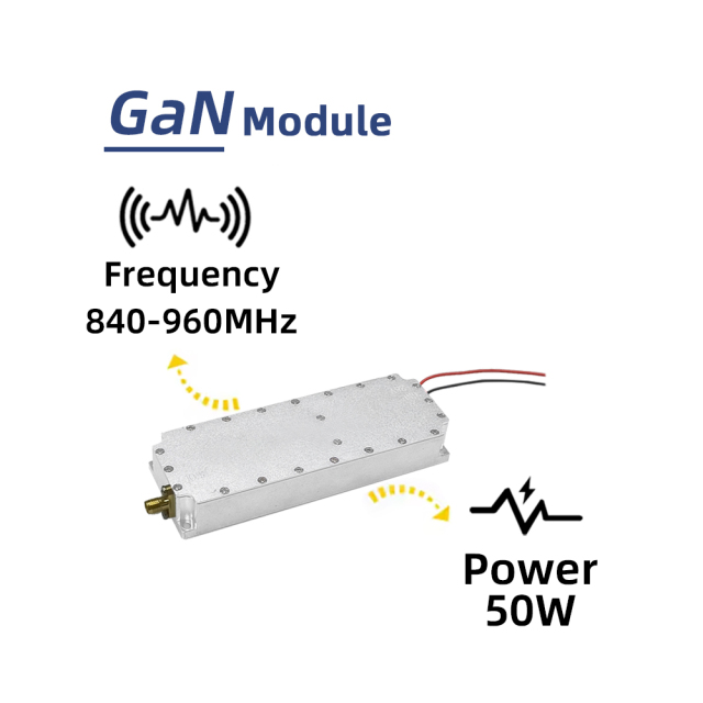 GaN 900MHz FPV Signal Jammer Module RF Anti Drone Signal Interference Module