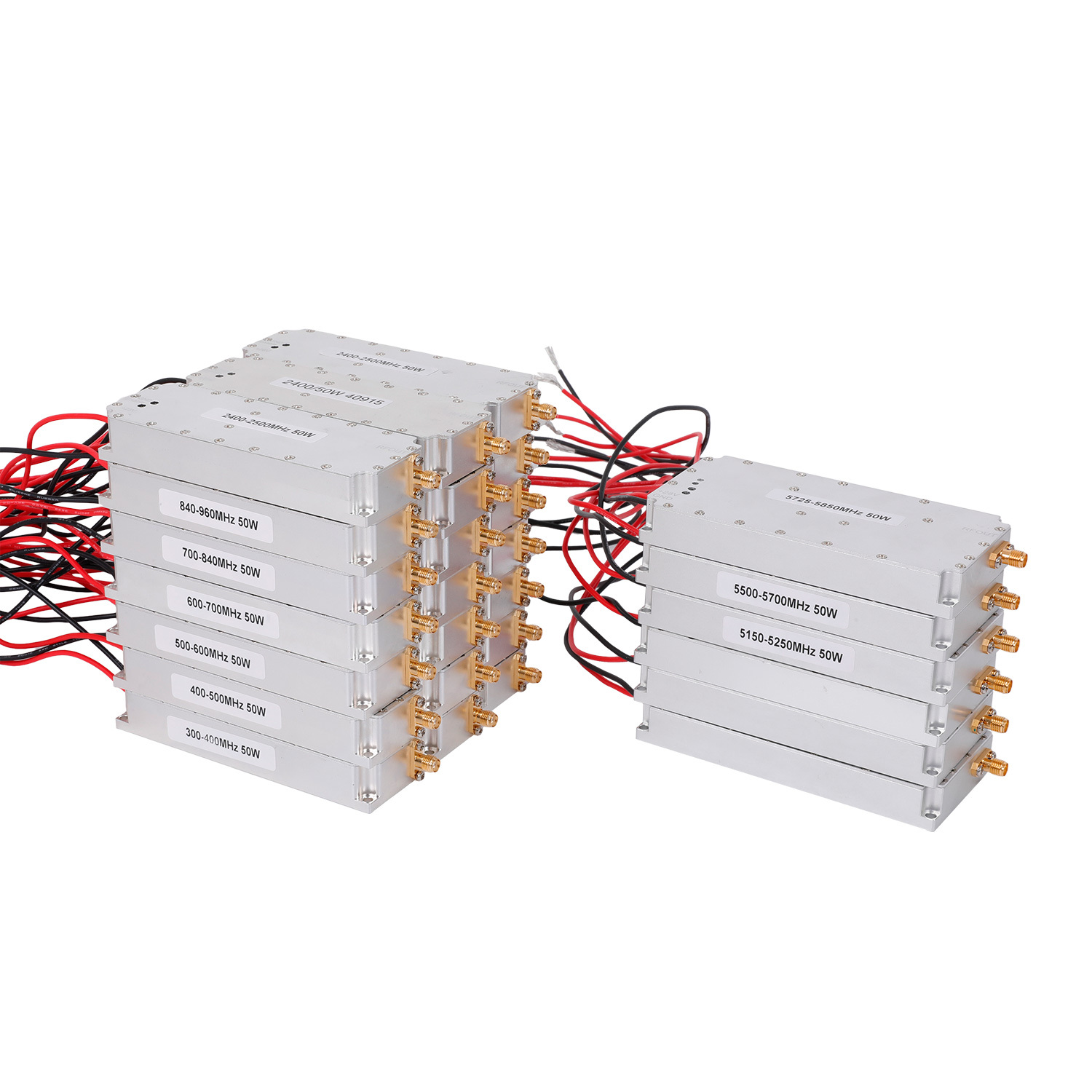 300MHz-5.8G 50W Drone Jammer Module RF GaN Anti Drone Module