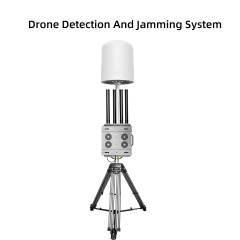 DJI AUTEL FPV 1-10 KM 100MHz--6000Hz Drone Detector With 550W 9 Band Automatic Jamming System