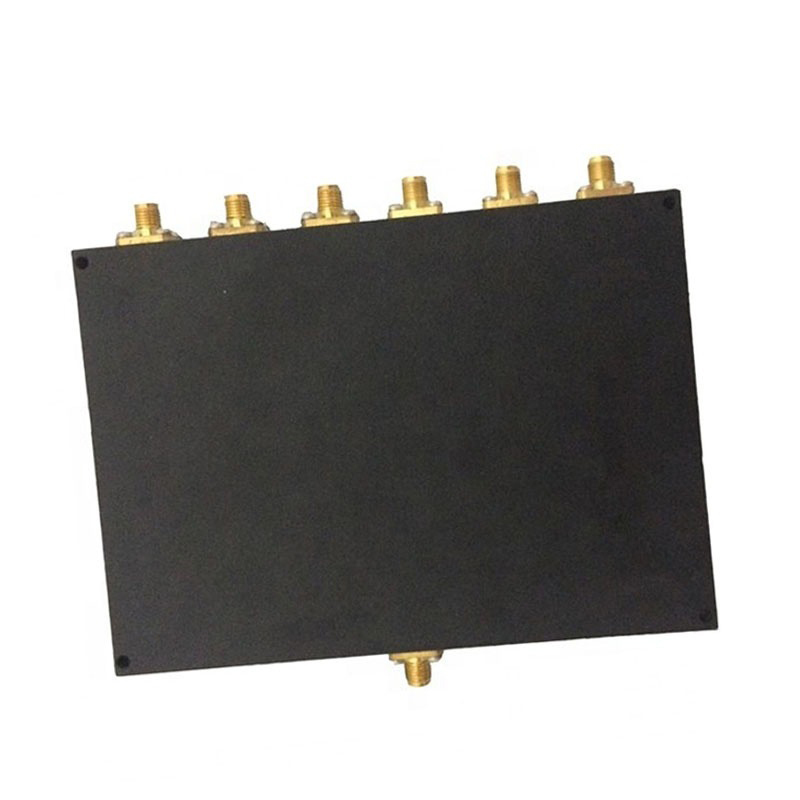 6 Way Power Splitter with 6-Way SMA Female Connectors out 1 N Female in 700-2700MHz Power Divider