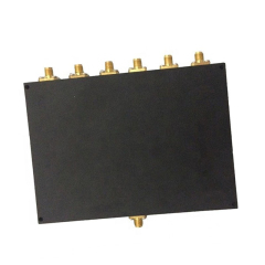 6 Way Power Splitter with 6-Way SMA Female Connectors out 1 N Female in 700-2700MHz Power Divider