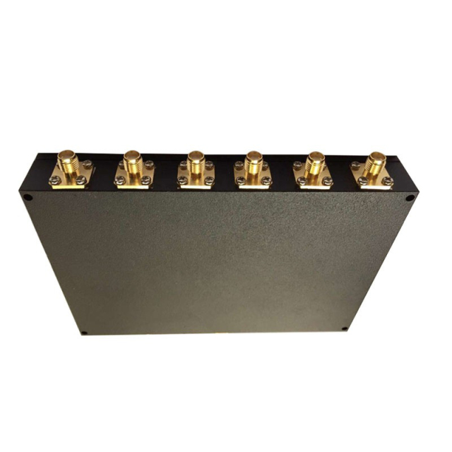 6 Way Power Splitter with 6-Way SMA Female Connectors out 1 N Female in 700-2700MHz Power Divider