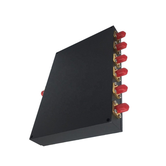 6 Way Power Splitter with 6-Way SMA Female Connectors out 1 N Female in 700-2700MHz Power Divider