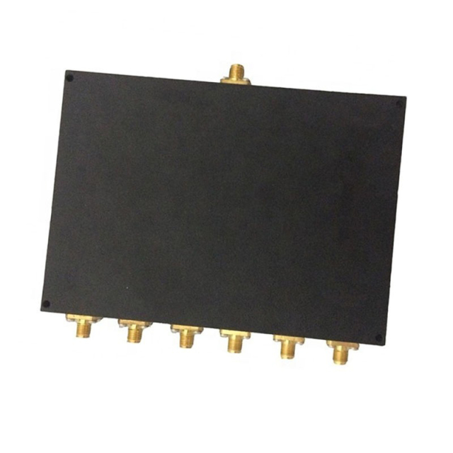6 Way Power Splitter with 6-Way SMA Female Connectors out 1 N Female in 700-2700MHz Power Divider